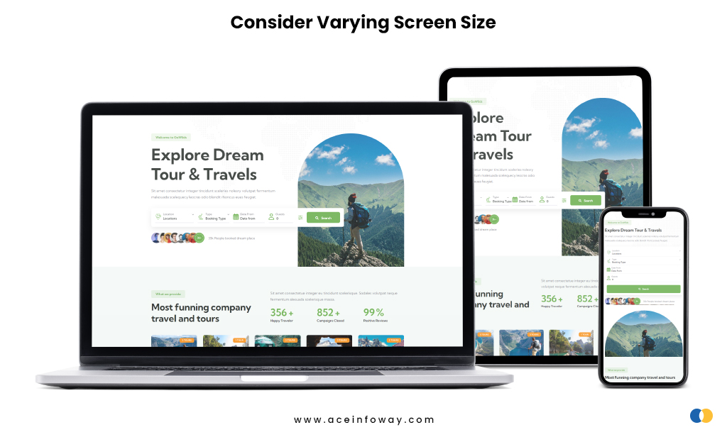 Size Matters: Consider Varying Screen Size