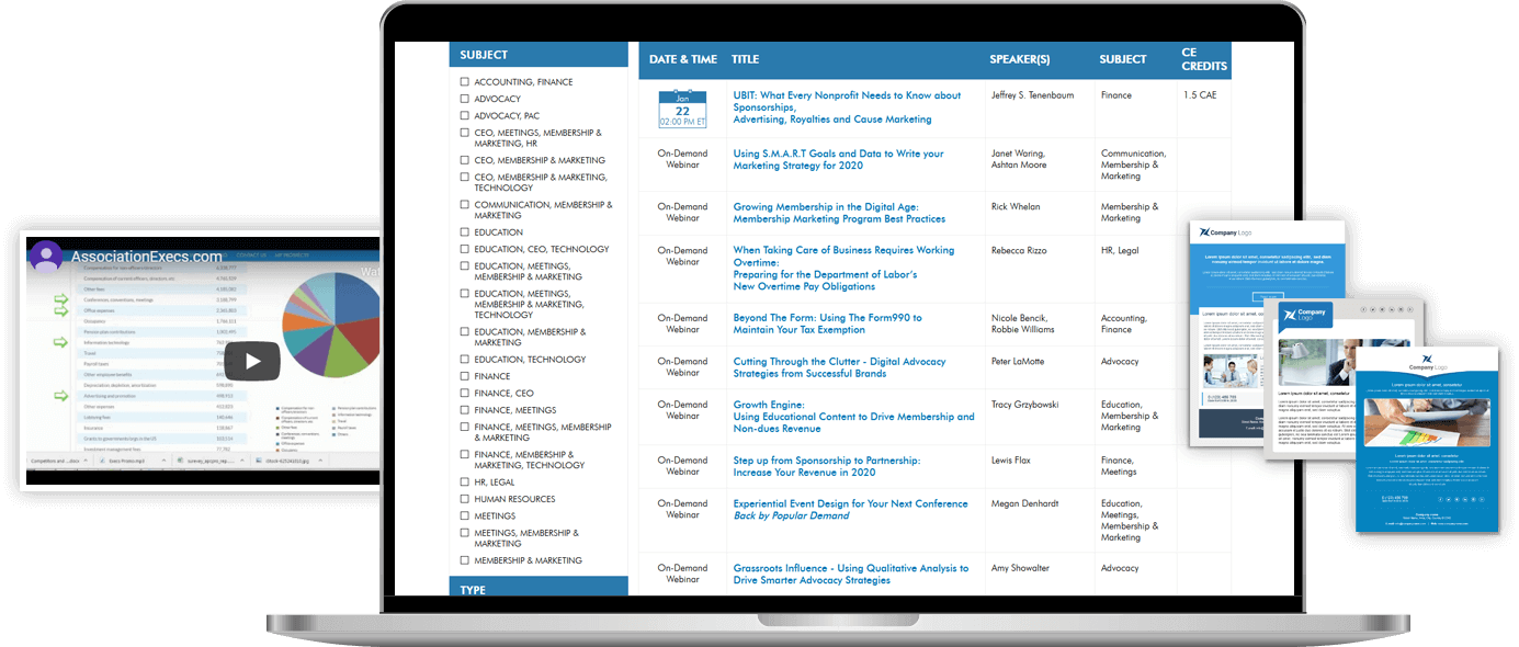 Website, Database & CRM for Executives of Trade