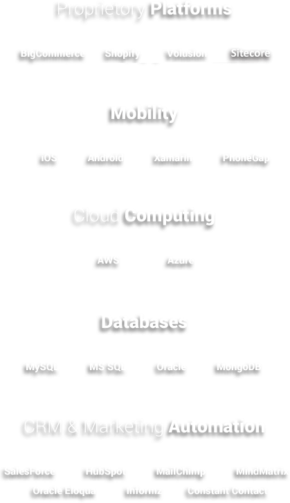 Proprietory Platforms